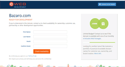 Desktop Screenshot of bazaro.com